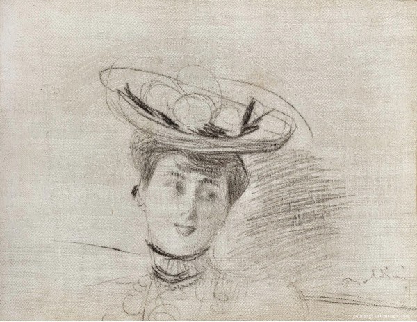 Woman's Head by Giovanni Boldini